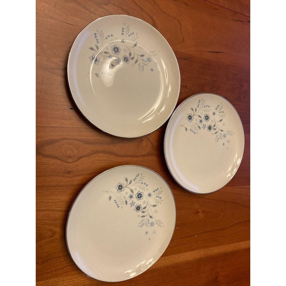 MCM Vintage HOPE CHEST Rhapsody 6.25" Bread Plates set of 3. Vintage